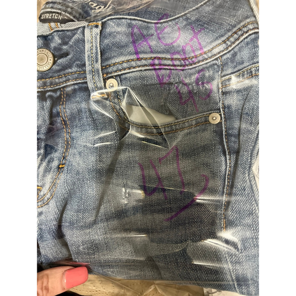 American Eagle Size‎ 4S Original Boot Stretch Distressed Jeans - Picture 12 of 12
